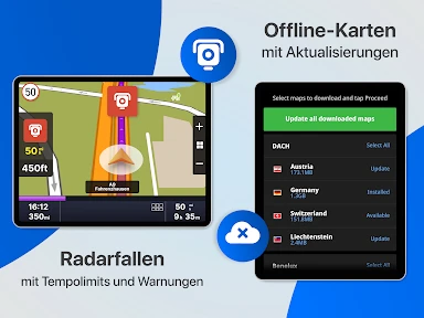 Sygic LKW Wohnmobil Navigation screenshot