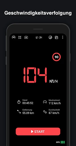 Tachometer: Entfernungsmesser screenshot