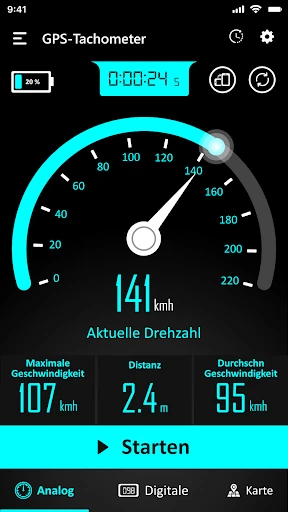 tachometer - Kilometerzähler screenshot