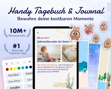 Tagebuch Journal mit Passwort screenshot