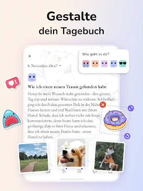 Tagebuch - Tägliche Gedanken screenshot