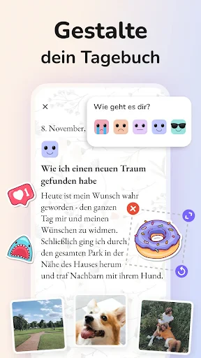 Tagebuch - Tägliche Gedanken screenshot