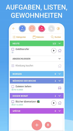Tagesplaner - Alltagsmanager screenshot