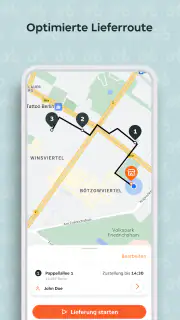 Takeaway.com Courier screenshot 2