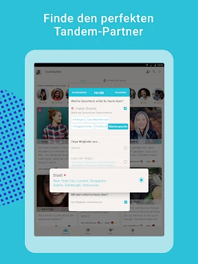 Tandem: Sprachaustausch screenshot