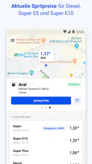 TankenApp mit Benzinpreistrend screenshot 3