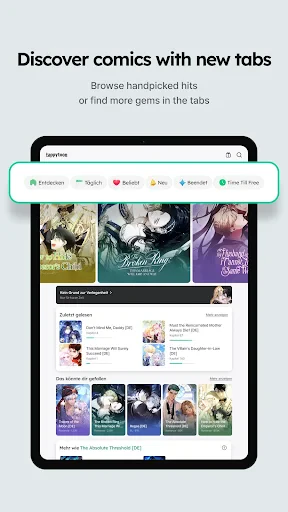 Tappytoon Comics & Webtoons screenshot