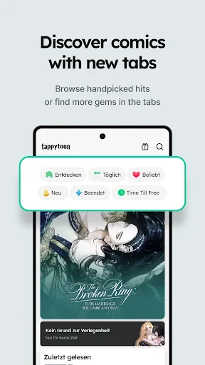 Tappytoon Comics & Webtoons screenshot