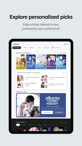 Tappytoon Comics & Webtoons screenshot