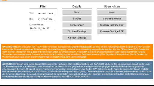 TAPUCATE - Lehrer App screenshot 8