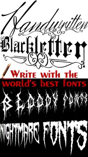 Tattoo Font Designer screenshot 1