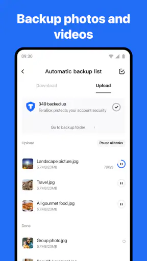TeraBox: 1TB Cloud & AI Space screenshot