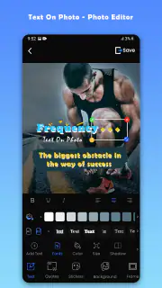 Text auf Foto -Bildbearbeitung screenshot 7