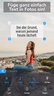 Text auf Foto・Schrift auf Bild screenshot 1
