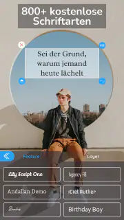 Text auf Foto・Schrift auf Bild screenshot 2