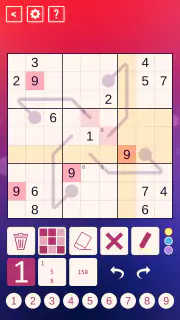 Thermo Sudoku screenshot 1