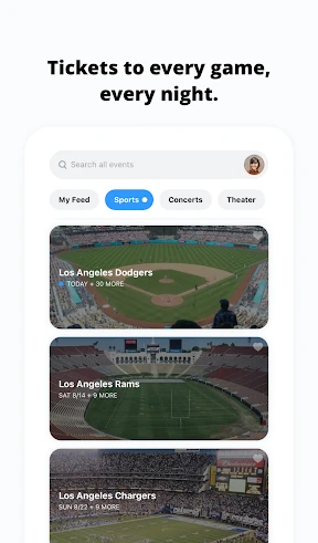 TickPick - Live Event Tickets screenshot
