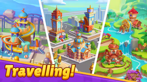 Tile Matching: Stadtbild screenshot 6