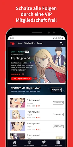 Toomics - Lies Premium Comics screenshot