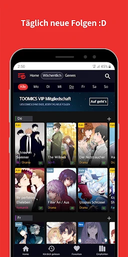 Toomics - Lies Premium Comics screenshot
