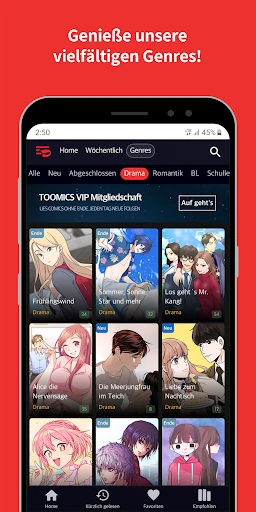 Toomics - Lies Premium Comics screenshot