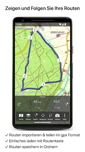 Topo GPS screenshot