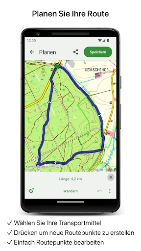 Topo GPS screenshot