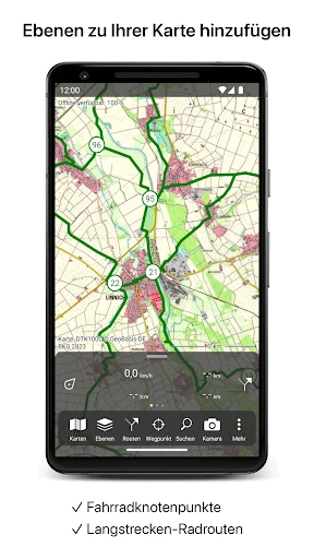 Topo GPS screenshot