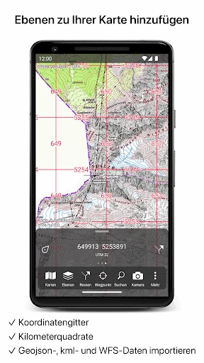 Topo GPS screenshot