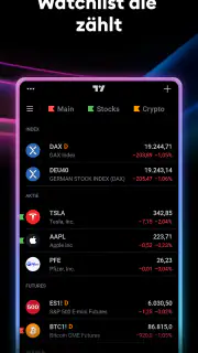 TradingView: Aktien und Krypto screenshot 2