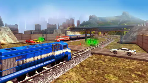 Train Racing Games 3D 2 Player screenshot 2