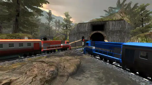 Train Racing Games 3D 2 Player screenshot 4