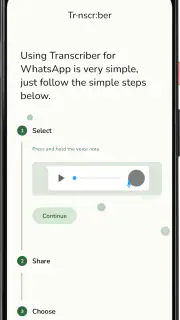 Transcriber for WhatsApp screenshot 2