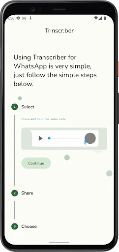 Transcriber for WhatsApp screenshot