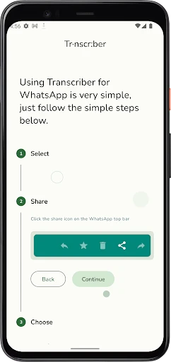 Transcriber for WhatsApp screenshot