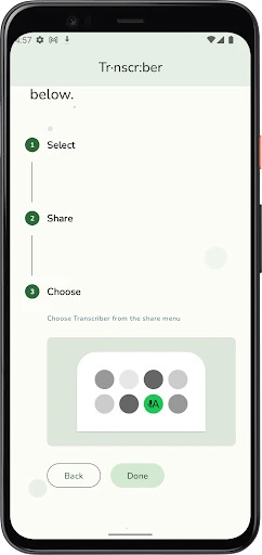Transcriber for WhatsApp screenshot