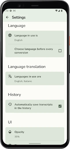 Transcriber for WhatsApp screenshot