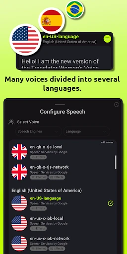 Translator Woman's Voice - TTS screenshot