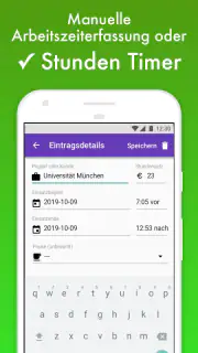 TSQ Arbeitszeiterfassung screenshot 2