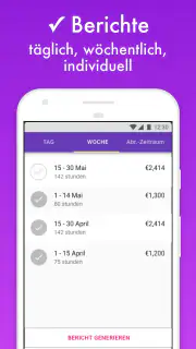 TSQ Arbeitszeiterfassung screenshot 4