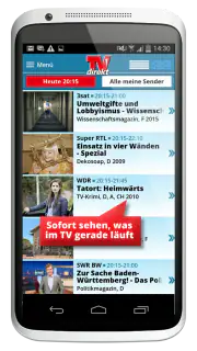 TVdirekt – Fernsehprogramm screenshot 1
