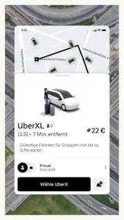 Uber - Eine Fahrt bestellen screenshot 5
