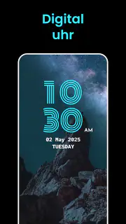 Uhr Live Wallpaper - Stylish screenshot 3