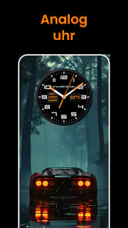 Uhr Live Wallpaper - Stylish screenshot 4