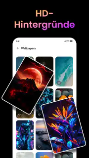 Uhr Live Wallpaper - Stylish screenshot 5