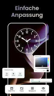 Uhr Live Wallpaper - Stylish screenshot 6