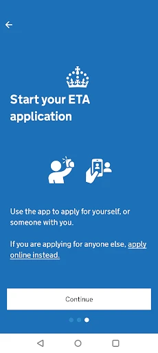 UK ETA screenshot