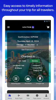 United Airlines screenshot 1