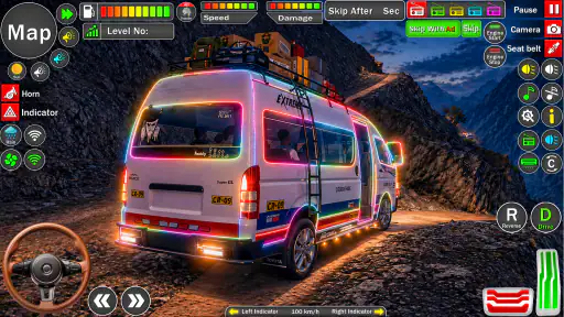 Van Driving Dubai Van Game screenshot 2