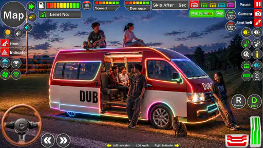 Van Driving Dubai Van Game screenshot 5